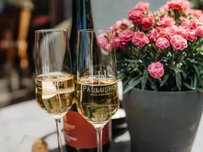 Getränke in der Unterkunft Wein & Wohngut Paulushof