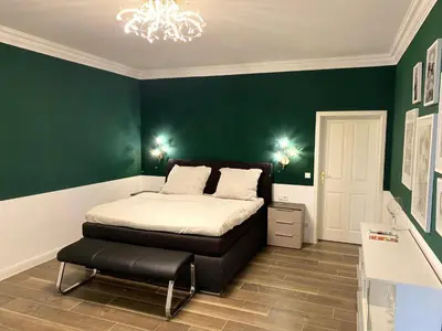 Ein Bett oder Betten in einem Zimmer der Unterkunft Eifel Hills