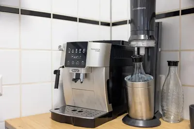 Kaffee-/Teezubehör in der Unterkunft Schöne Ferienwohnung im Simmern