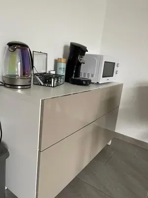 Küche/Küchenzeile in der Unterkunft Apartment mit Stadtblick