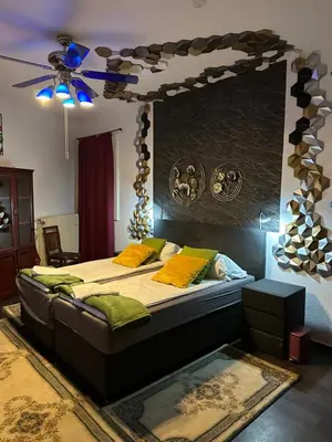 Ein Bett oder Betten in einem Zimmer der Unterkunft Max & Moritz 2 Koblenz