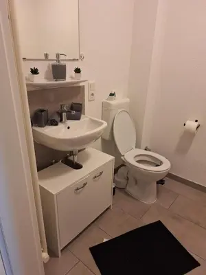 Ein Badezimmer in der Unterkunft Apartment Deluxe mit Balkon Eifel Prüm