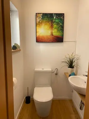 Ein Badezimmer in der Unterkunft Zwischen Mosel und Weinbergen
