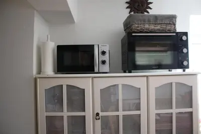 Küche/Küchenzeile in der Unterkunft Haus Ewald