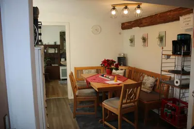 Küche/Küchenzeile in der Unterkunft Haus Ewald