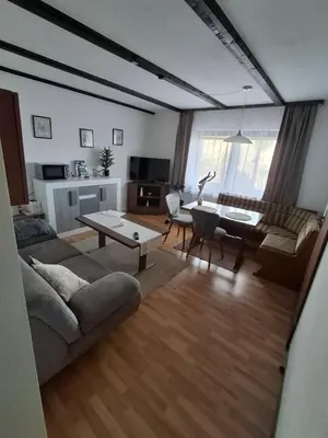 Ein Sitzbereich in der Unterkunft Ferienwohnung Natalia