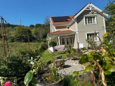 Ein Garten an der Unterkunft Das besondere Ferienhaus nähe Nürburgring