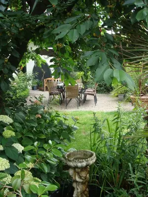 Ein Garten an der Unterkunft Gästehaus Classisches Weingut Hoffranzen
