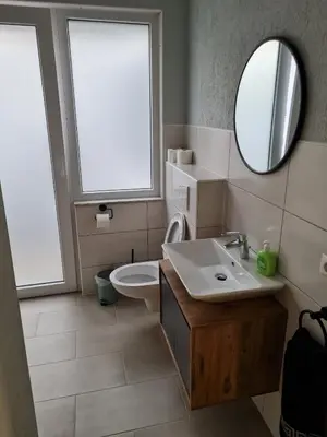 Ein Badezimmer in der Unterkunft Ferienwohnungen Hilt