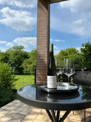 Ein Balkon oder eine Terrasse in der Unterkunft Ferienwohnung Sigi
