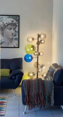 Ein Sitzbereich in der Unterkunft Ferienwohnung Sigi
