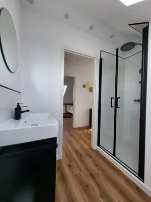 Ein Badezimmer in der Unterkunft Moselluft2