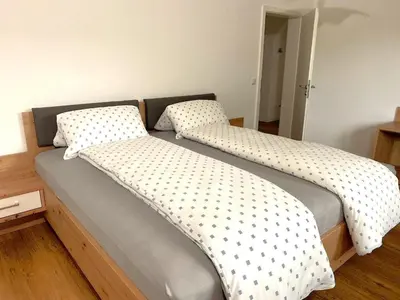 Ein Bett oder Betten in einem Zimmer der Unterkunft Apartment in Adenau