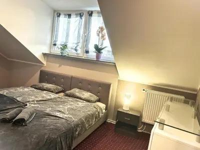 Ein Bett oder Betten in einem Zimmer der Unterkunft Apartment in Pellingen near Saar-Hunsrück Park