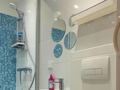 Ein Badezimmer in der Unterkunft Apartment in Pellingen near Saar-Hunsrück Park