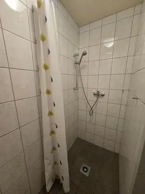 Ein Badezimmer in der Unterkunft Appartement am Landhaus