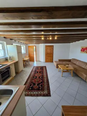 Küche/Küchenzeile in der Unterkunft Appartement am Landhaus