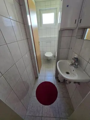Ein Badezimmer in der Unterkunft Appartement am Landhaus