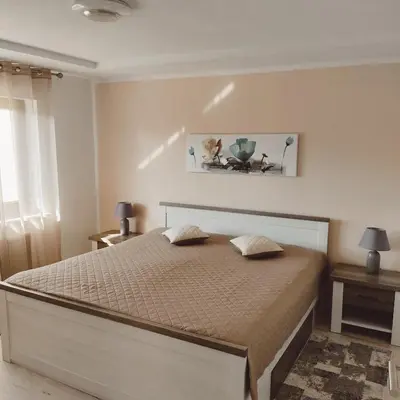 Ein Bett oder Betten in einem Zimmer der Unterkunft Erholung in der Vulkaneifel