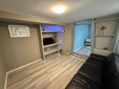 Ein Bett oder Betten in einem Zimmer der Unterkunft Ganzes Haus für 4 in Kestert