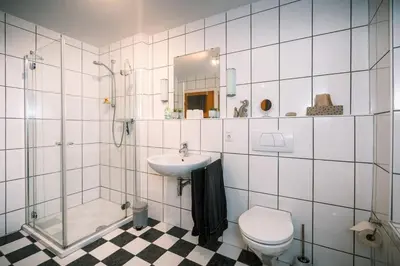 Ein Badezimmer in der Unterkunft Ferienhaus Kanzler