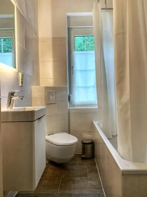 Ein Badezimmer in der Unterkunft Kleine Villa Wildstein
