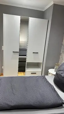 Ein Bett oder Betten in einem Zimmer der Unterkunft Ferienwohnung Heideberg 2