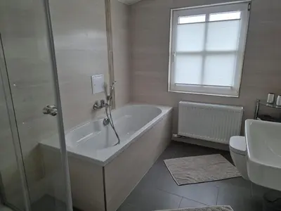 Ein Badezimmer in der Unterkunft Ferienwohnung Weinträumerei