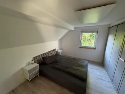 Ein Sitzbereich in der Unterkunft Hunsrücker Stübchen