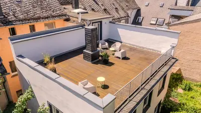 Ein Balkon oder eine Terrasse in der Unterkunft SOON APT Nr 3