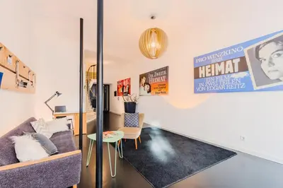 Ein Sitzbereich in der Unterkunft SOON APT Nr 5