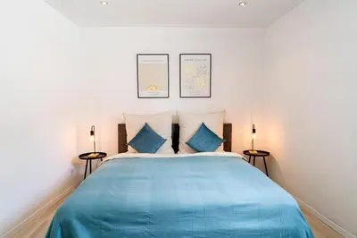 Ein Bett oder Betten in einem Zimmer der Unterkunft Deluxe Koblenz Flat, Parken, Netflix, Ruhig