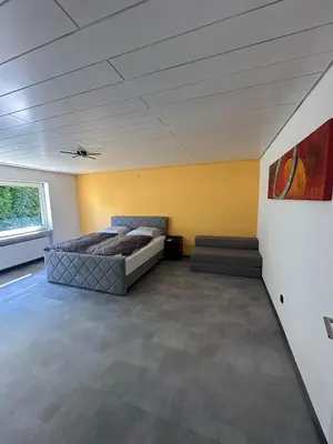 Ein Sitzbereich in der Unterkunft Ferienhaus Hof Schöneck in sehr ruhiger Alleinlage