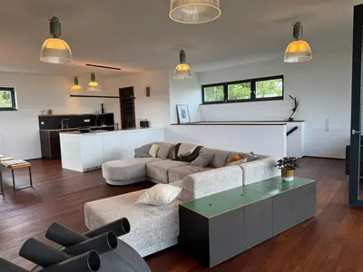 Küche/Küchenzeile in der Unterkunft Ferienwohnung Faulhauer