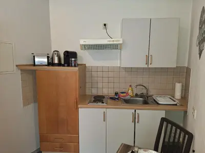 Küche/Küchenzeile in der Unterkunft Apartment B&J Cochem