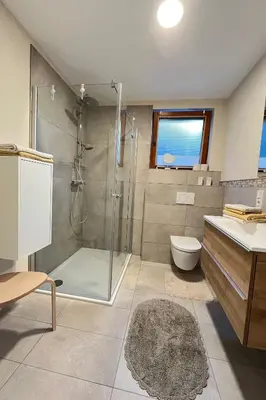 Ein Badezimmer in der Unterkunft Ferienwohnung Zeitwinkel