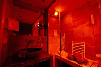 Ein Badezimmer in der Unterkunft Chang Haus