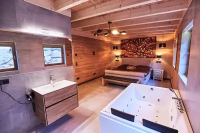 Grundriss der Unterkunft Wellness Ferienhaus “Lotus I”