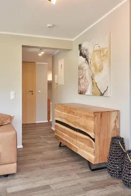Ein Sitzbereich in der Unterkunft Ferienwohnung Mila OG