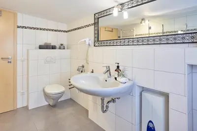 Ein Badezimmer in der Unterkunft Ferienwohnung Mila OG
