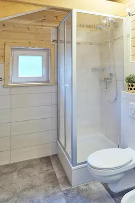 Ein Badezimmer in der Unterkunft Steineck