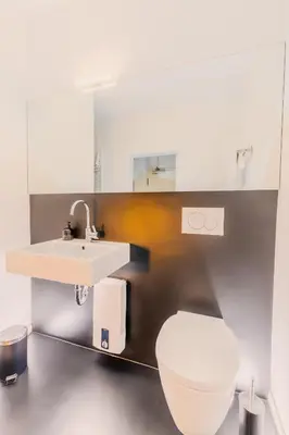 Ein Badezimmer in der Unterkunft SOON APT Nr 2
