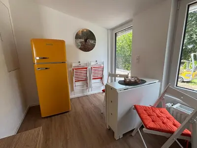 Küche/Küchenzeile in der Unterkunft Nense Cottage
