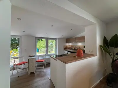Küche/Küchenzeile in der Unterkunft Nense Cottage
