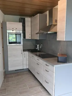 Küche/Küchenzeile in der Unterkunft Ferienwohnung an Rhein und Mosel