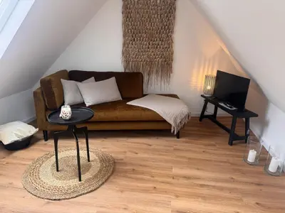 Ein Bett oder Betten in einem Zimmer der Unterkunft theroof