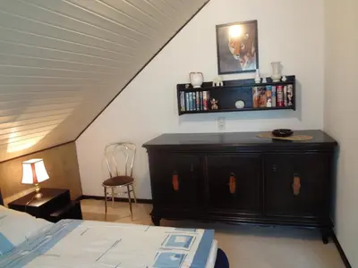 Ein Bett oder Betten in einem Zimmer der Unterkunft Gästehaus am Ahornweg
