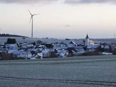Naturlandschaft in der Nähe des Ferienhauses