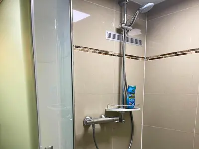 Ein Badezimmer in der Unterkunft Apartment in Trier with parking