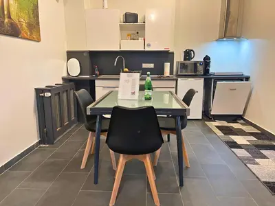 Küche/Küchenzeile in der Unterkunft Apartment in Pellingen near Trier Sites